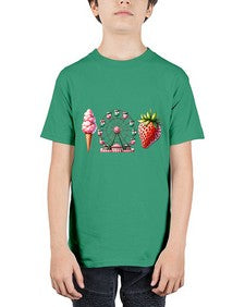 Watercolor Strawberry Fair 1693# - strawberry - Youth Tee Unisex