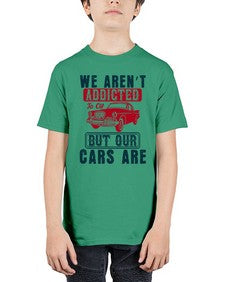 We arent addicted to oil but our cars are 83# - car - Youth Tee Unisex