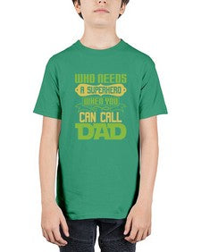 Who needs 266# - cartoon super hero - Youth Tee Unisex