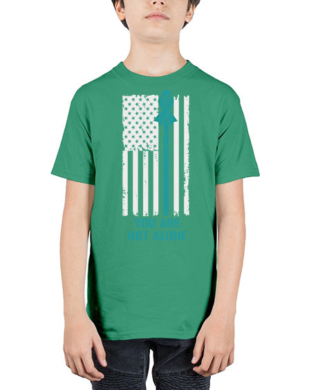 You Are Not Alone PTSD 1# - PTSD - Youth Tee Unisex