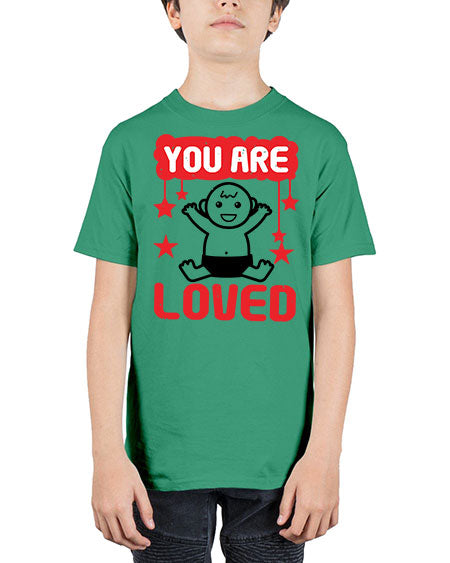 You are loved Style 241# - baby shower - Youth Tee Unisex