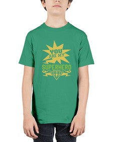 You are my superhero 269# - cartoon super hero - Youth Tee Unisex