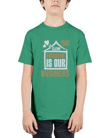 Your clean home is our Business Style 491# - cleaner - Youth Tee Unisex