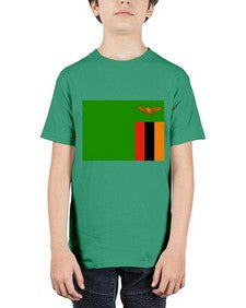 Zambia 2160# - world flags - Youth Tee Unisex