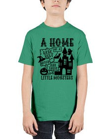a home of a were wolf witch and their little monsters 53# - witch - Youth Tee Unisex