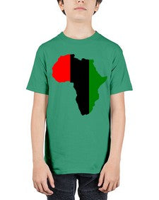 africamap 275# - black words and phrases - Youth Tee Unisex
