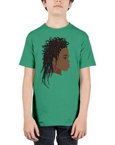 african girl 89# - black girls or women - Youth Tee Unisex