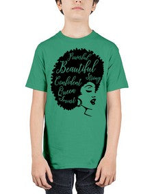 afro woman 23# - black girls or women - Youth Tee Unisex