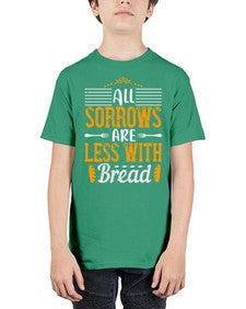 all sorrows are less with bread 16# - cooking - Youth Tee Unisex
