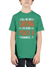 all we are saying 18# - vegan - Youth Tee Unisex