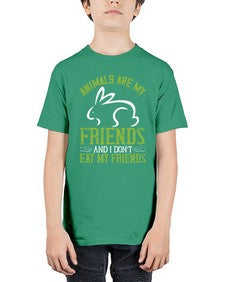 animals are my friends and i dont eat my friendss 560# - vegan - Youth Tee Unisex