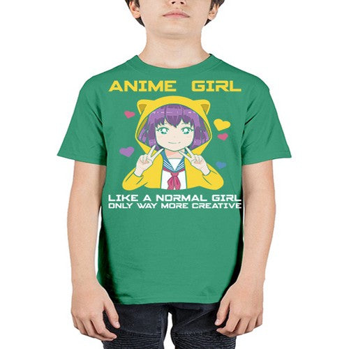anime girl like a normal girl209# - anime - Youth Tee Unisex