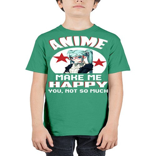 anime make me happy you not so much210# - anime - Youth Tee Unisex