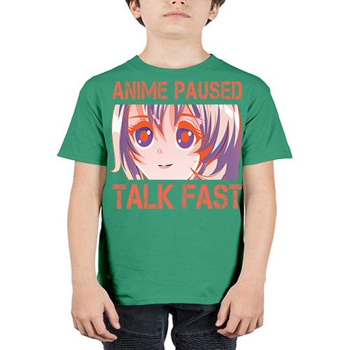 anime paused talk fast211# - anime - Youth Tee Unisex