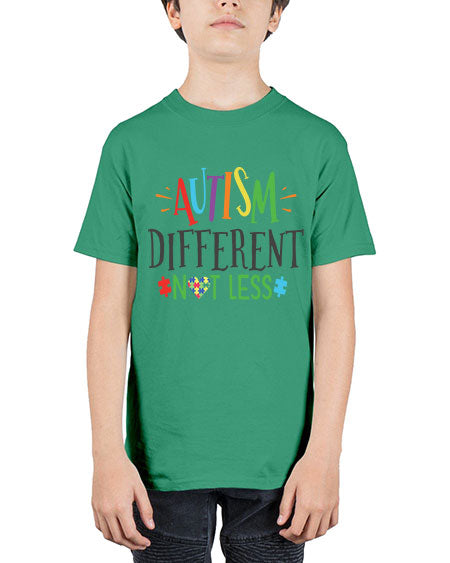 autism different not less Style 5# - autism - Youth Tee Unisex