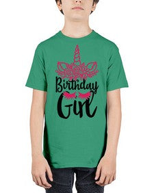 birthday girl 60# - unicorn - Youth Tee Unisex