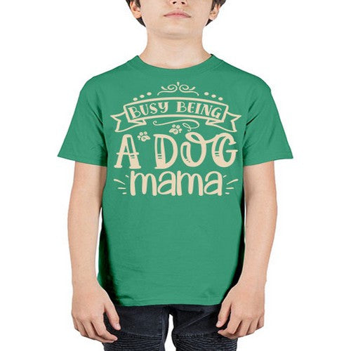 busy being a dog mama 66# - dogs - Youth Tee Unisex