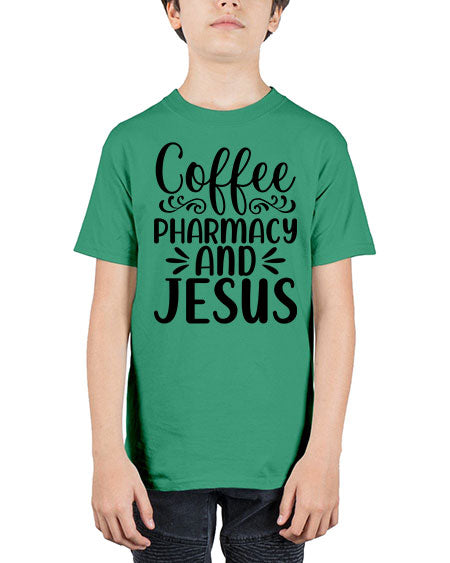 coffee pharmacy and jesus 661# - pharmacist - Youth Tee Unisex
