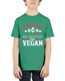 compassion is the best side effect of being vegan 877# - vegan - Youth Tee Unisex