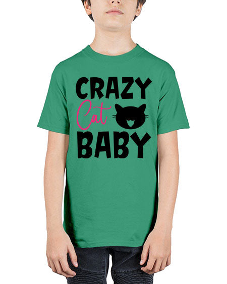 crazy cat baby Style 66# - baby - Youth Tee Unisex
