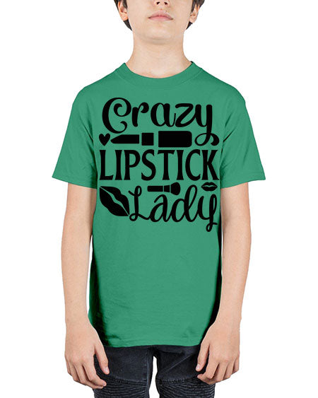 crazy lipstick lady 6# - beauty - fashion - Youth Tee Unisex