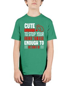 cute enough to stop your Style 689# - nurse - Youth Tee Unisex