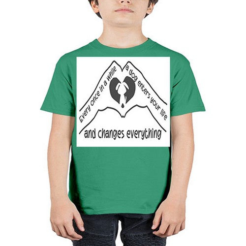 dog changes everything 75# - dogs - Youth Tee Unisex