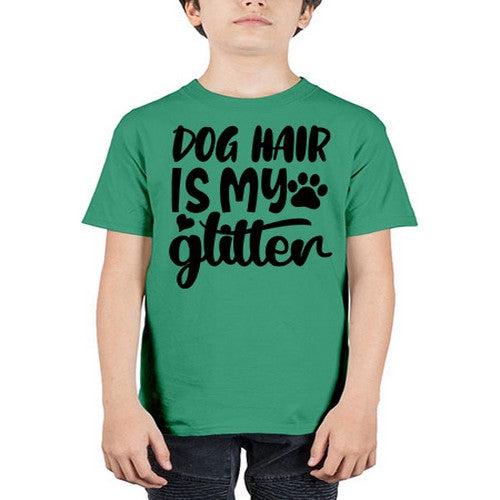 dog hair is my glitter 22# - dogs - Youth Tee Unisex