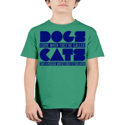 dogs come whey called - dogs - Youth Tee Unisex