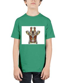 ethnic giraffe 425# - mandala - Youth Tee Unisex