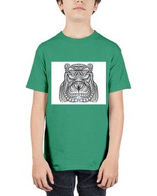 ethnic hippo 426# - mandala - Youth Tee Unisex