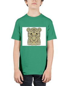 ethnic leopard 429# - mandala - Youth Tee Unisex