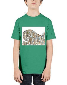 ethnic parrot 435# - mandala - Youth Tee Unisex