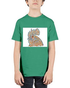 ethnic rooster 438# - mandala - Youth Tee Unisex