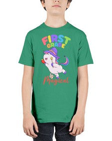 first Grade is Magical Unicorn 142# - first grade - Youth Tee Unisex