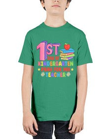 first day of Kindergarten Pray 106# - kindergarten - Youth Tee Unisex