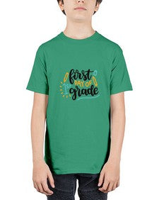 first day of first grade 102# - first grade - Youth Tee Unisex