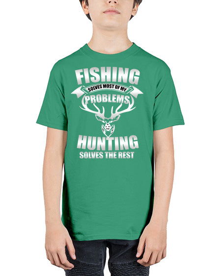 fishing 29# - shark-fish - Youth Tee Unisex