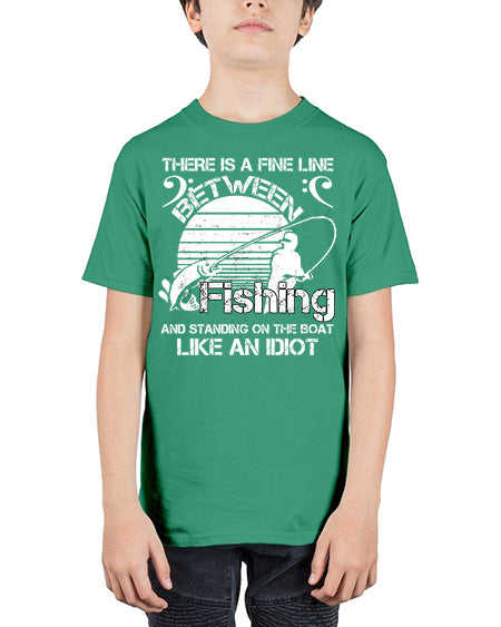 fishing 31# - shark-fish - Youth Tee Unisex