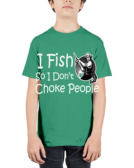 fishing 34# - shark-fish - Youth Tee Unisex