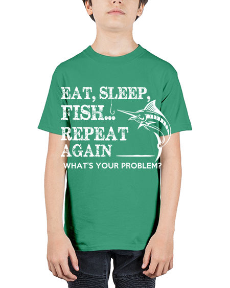 fishing 36# - shark-fish - Youth Tee Unisex