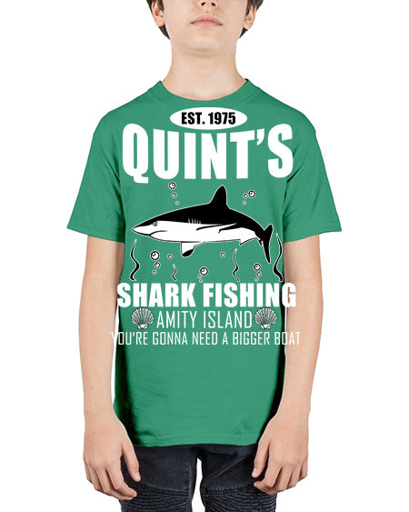 fishing 40# - shark-fish - Youth Tee Unisex