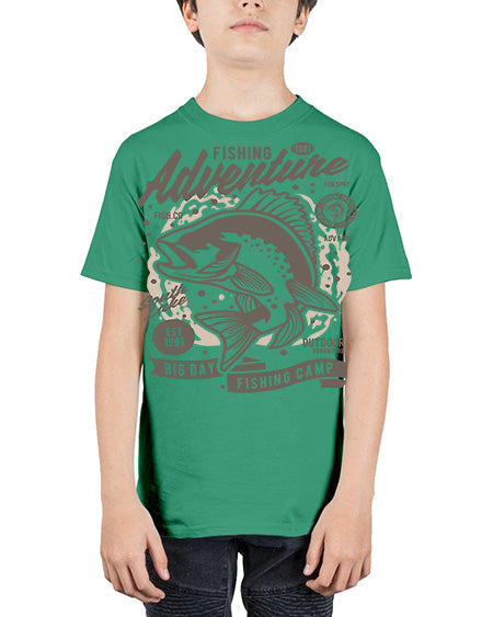 fishing adventure 51# - shark-fish - Youth Tee Unisex