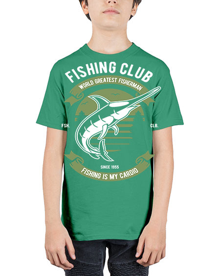 fishing club 50# - shark-fish - Youth Tee Unisex
