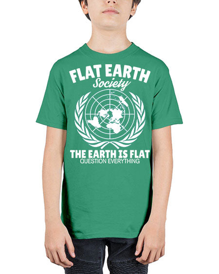 flat earth society 23# - nature - Youth Tee Unisex