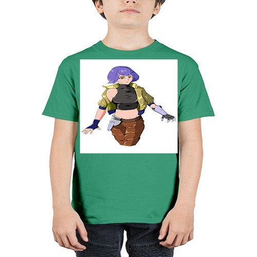 girl with gauntlet169# - anime - Youth Tee Unisex