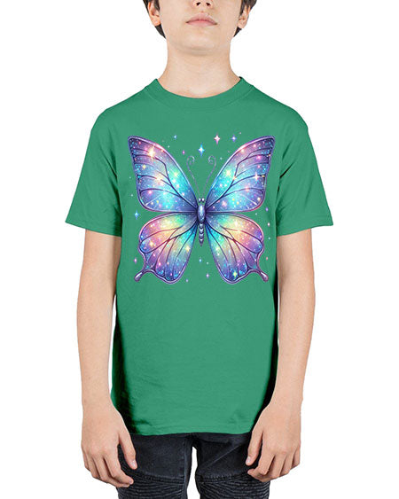 glitter butterfly 14# - butterfly - Youth Tee Unisex