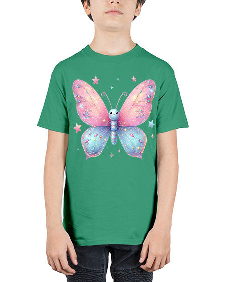 glitter butterfly 18# - butterfly - Youth Tee Unisex
