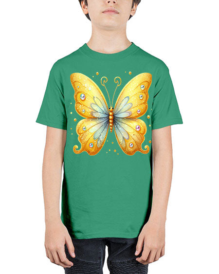 glitter butterfly 3# - butterfly - Youth Tee Unisex