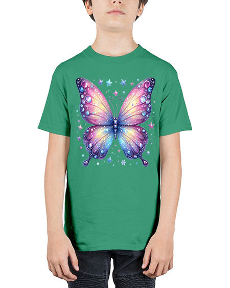 glitter butterfly 6# - butterfly - Youth Tee Unisex